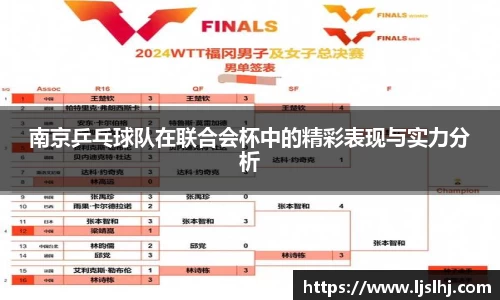 南京乒乓球队在联合会杯中的精彩表现与实力分析